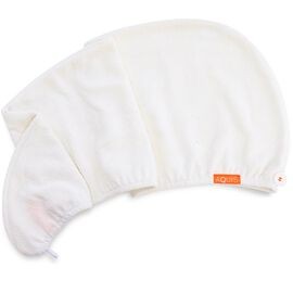 AQUIS PRIME LISSE HAIR TURBAN WHITE (TOALLA PARA EL CABELLO)