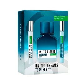 BENETTON, TOGETHER FOR HIM, EDT 100ML + BOOSTERS 2X10ML