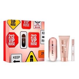 212 VIP ROSÉ EDP 80ML + BODY LOTION 100ML + SPRITZER 10ML