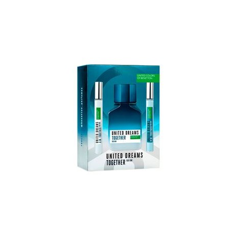 BENETTON, TOGETHER FOR HIM, EDT 100ML + BOOSTERS 2X10ML