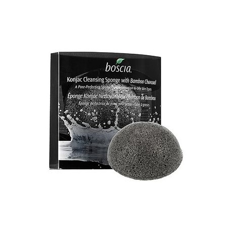 KONJAC SPONGE WITH BAMBOO CHARCOAL