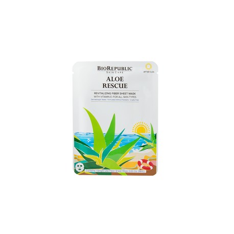 ALOE RESCUE REVITALIZING FIBER MASK (MASCARILLA PARA ROSTRO)